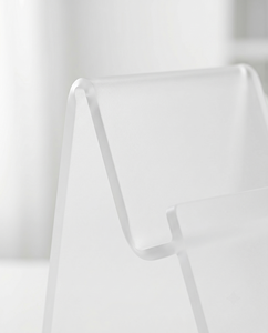 Modern Sturdy Clear Matt Acrylic Customized Countertop Phone <b>Stand</b> Easy Assembly Freestanding Elegant Display Solution - Product Image 3