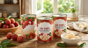 Litchis vietnamiens frais en conserve de qualité supérieure, en sirop épais, 565g par boîte, fruits tropicaux en conserve de haute qualité en provenance du Vietnam - Product Image 2