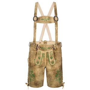 2025 nouveau Design hommes bavarois allemand Lederhosen tenue haute qualité traditionnel Octoberfest tenue solide motif 6XL taille prix - Product Image 1