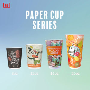 Gobelet en papier à double paroi jetable personnalisé de 20 oz pour boissons chaudes, Noël, fête - Product Image 2