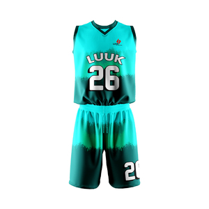 Conjunto de Uniforme de Baloncesto Sublimado Personalizado para Equipos, Jersey y Pantalones Cortos Transpirables de Secado Rápido, Ropa Deportiva al por Mayor OEM - Product Image 1