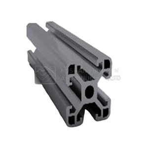 Profilé carré en aluminium extrudé industriel robuste Langle LE--8-40120 8080W, cadre en alliage, soudable, découpe sur mesure 1% - Product Image 2