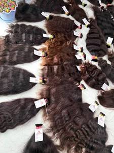 Extensiones de Cabello Humano Natural Remy Virgen Indio, Largas, Negras, de Una Sola Tira, Lisas, Transparentes, Empaque a Granel Francés, Bengala Occidental - Product Image 6