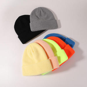 Unisex Rib Knit Beanie Hat Warm Soft <b>Winter</b> <b>Cap</b> Stretch Fit Casual Streetwear Daily Headwear - Product Image 4