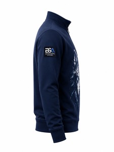 Nouvelle Arrivée Sweat-shirts Homme en Tissu Chaud Respirant à Demi-Zip Coupe Classique Personnalisable Grammage Lourd Service OEM - Product Image 2