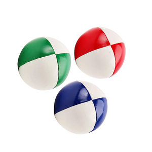 Vente en gros de balles de jonglage en cuir synthétique de haute qualité, balles souples multicolores, jouets pour enfants - Product Image 3
