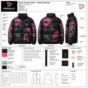 Men’s Oversized Puffer Jacket Streetwear Warm <b>Quilted</b> Bubble Coat Private Label Manufacturer - Product Image 6