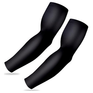 Manchons de compression en coton pour l'extérieur, protection UV, respirants, séchage rapide, écologiques, logo personnalisé, pour le sport, la course à pied et le cyclisme - Product Image 1