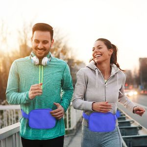 Sac banane unisexe de sport 53-89 cm – Sac de ceinture, pochette de taille, sac à main pour activités de plein air, voyages, plage, concerts - Product Image 2