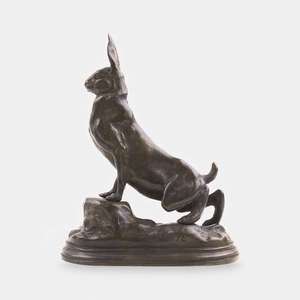 Estatua de Conejo de Aluminio Contemporánea para Decoración de Jardín, Diseñada para Paisajismo Moderno y Temas de Jardín Elegantes - Product Image 5