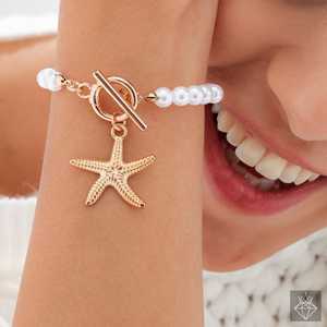 PRAO Starfish Shores Bracelet de perles anti-ternissement Bracelets élégants pour femme - Product Image 3
