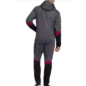 Survêtements d'hiver imprimés pour hommes, en mélange de coton uni, personnalisables, commande en gros, prix usine, vente de vêtements de sport - Product Image 3