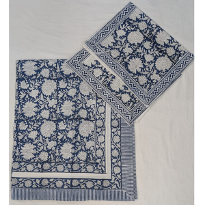 Juego de Sábanas de Lujo con Estampado Artesanal, 2 Fundas de Almohada, Frescas, 200 Hilos, Diseño Floral, 100% Algodón Puro, Suaves, para Verano, Hogar u Hotel - Product Image 1