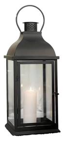 Lámpara Decorativa de Metal y Vidrio Más Vendida con Acabado Negro Mate, Lámpara para Velas para Decoración del Hogar y Exteriores, Hecha a Mano - Product Image 2