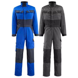 High Visibility Waterproof Polyester Safety Coveralls Reflective Pockets Heat Resistant Industrial Workwear Protective Suit - Product Image 3