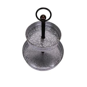 Bandeja de Servir de Acero Galvanizado de 3 Niveles con Asa, Plato para Fiestas, para Cupcakes y Postres, Soporte de Metal Premium para Exhibición de Pasteles, en Oferta - Product Image 4