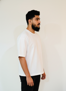Custom LOGO Wholesale Crew Neck Heavy Weight T-shirt Oversized Boxy Fit <b>Tshirt</b> Dropped Shoulders Cropped Boxy t Shirt Streetwear - Product Image 2