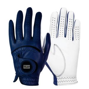 Guantes de Golf de Piel Cabretta Premium para Mano Izquierda, con Logotipo Personalizado, Ligeros, Transpirables, con Correa Ajustable en la Muñeca para Hombre - Product Image 5