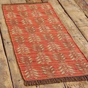 Tapis Tufté Rectangulaire Géométrique Écologique en Laine et Acrylique Krafterscustom Fait Main pour Salon, Nettoyage Facile, Taille Moyenne - Product Image 4