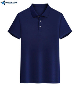 Coton Solide Anti-Plis Premium pour Chemise Homme Coupe Slim Logo Personnalisé Golf Manches Courtes Production en Gros Prix Usine - Product Image 2