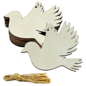 Adornos Navideños de Madera Estilo Minimalista Rústico |   Etiquetas Decorativas Colgantes para Árboles |   Adornos Decorativos Ecológicos para el Hogar en Fiestas y Días Festivos - Product Image 5