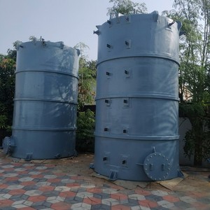 Réservoir de stockage d'eau en verre pressurisé avec revêtement en poudre bleu Techno 3D pour azote liquide, avec contrôle PLC et garantie de 5 ans - Product Image 2