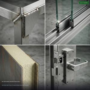 Cabine de sécurité préfabriquée, poste de garde renforcé en acier pour le contrôle des frontières, caserne de garde - Product Image 4