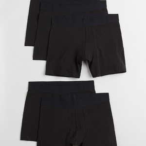 Nuevos Calzoncillos Boxer Elásticos de Algodón Antiestático para Hombre, Cómodos, de Tiro Medio, con Logotipo en la Cintura, Alta Calidad, ODM, 1 unidad/bolsa de polietileno - Product Image 2