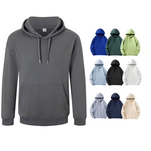Ropa Urbana Personalizada de Marca Privada, Sudadera con Capucha 100% Algodón, Resistente al Viento, Corte Holgado, Talla 6XL, MOQ Bajo, Venta al Por Mayor - Product Image 6