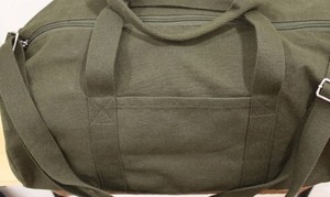 Black Duffel <b>Bag</b> Unisex Travel Gym <b>Overnight</b> <b>Bag</b> With Shoulder Strap Zipper Closure - Product Image 5