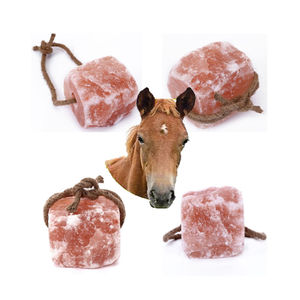 Piedras de Sal del Himalaya Naturales Redondas de 1.2 kg, Grado Alimenticio Premium para Ganado, Caballos y Perros, Cristales de Sal Mineral para Colgar - Product Image 5