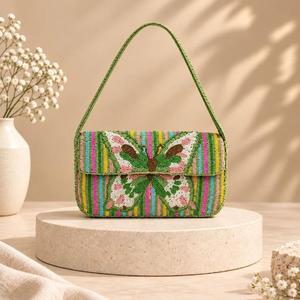 Bolso de Hombro con Cuentas Hecho a Mano para Mujer, Bolso de Moda con Cuentas para Fiesta, Boda, Vacaciones de Verano y Uso Diario - Product Image 6