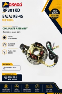 Conjunto de placa de bobina de estator para Bajaj KB 4S, nuevo modelo, calidad de exportación para repuestos de motocicletas, India, Orado - Product Image 5