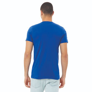 Camiseta Unisex True Royal con Cuello en V - 100% Algodón Peinado Airlume, 4.2 oz, Jersey Esencial de Manga Corta - Product Image 3