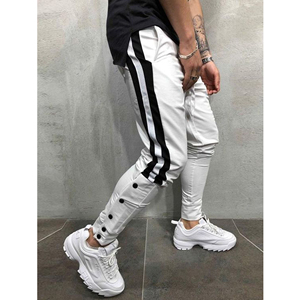 Pantalon de jogging en coton respirant pour homme avec impression de logo personnalisée, style décontracté, motif Hip Hop - Product Image 3