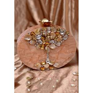 Elegante Bolso de Mano de Resina de Cristal de Lujo para Damas, Accesorio de Moda - Product Image 6