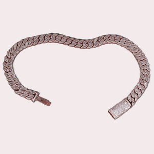 Most Demanded Luxury Bling VVS Moissanite <b>Cuban</b> <b>Chain</b> Necklace for Daily Wear Wedding Gift Available for Wholesale Supply - Product Image 4