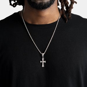 Pendentif Hip Hop en Moissanite Glacée, Argent Sterling 925, Bijou de Luxe Designer, Mode Unisexe, Cadeau Scintillant pour Fête - Product Image 5