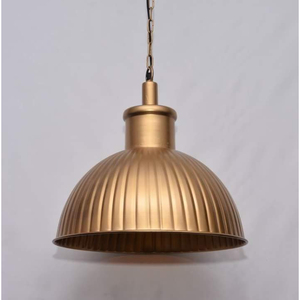 Lampe suspendue industrielle vintage, luminaire de plafond en métal rétro, lustre en étain et cuivre pour îlot de cuisine - Product Image 6
