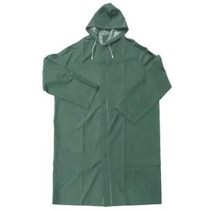 Impermeable Largo de Nailon de Primera Calidad para Hombre, Color Sólido, con Cierre Completo, Chaquetas y Abrigos Impermeables para Hombre - Product Image 2