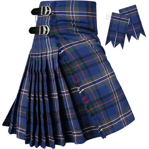 Nuevo Kilt Escocés Personalizado 2026 para Hombre, Falda Plisada con Contraste de Color, Hecho de Lana, Fabricante de Kilts Tradicionales - Product Image 4