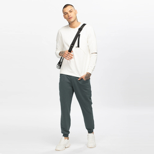 Custom Men's Jogger Sweatpants Cotton Polyester <b>Athletic</b> Track Pants Regular Fit Drawstring Gym Joggers With Pockets - Product Image 4