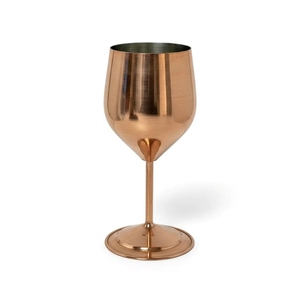 Luxury Stainless Steel <b>Wine</b> <b>Goblet</b> High Polish Unbreakable Metal Cocktail Glass - Product Image 5