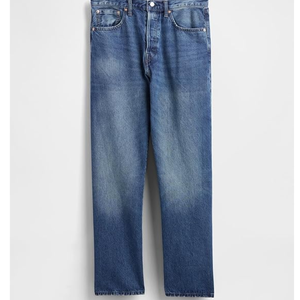 Jean en denim ample pour homme – Pantalon décontracté à jambe large, taille mi-haute, style streetwear décontracté - Product Image 6