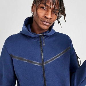Conjunto de Chándal de Forro Polar Térmico de Lujo de Algodón con Capucha, Sudadera y Pantalón Jogger, Cortavientos, Unisex, de Gran Venta - Product Image 4