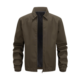 Custom Single Button Turn-Down Collar <b>Men's</b> <b>Jacket</b> Casual <b>Smart</b> Fit Lightweight Fashion Outerwear Coat - Product Image 4