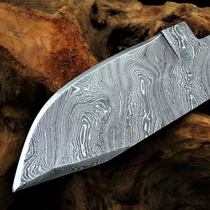 Handmade Damascus Steel Blank <b>Blade</b> <b>Craft</b> Blank for Custom Handle Projects Artisan Crafting DIY Applications Workshop Use - Product Image 4