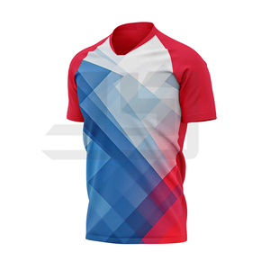 Premium Custom Soccer Jersey Printed Football Shirt 100% Polyester Short Sleeve Lightweight Quick Dry Breathable Unisex - Product Image 1