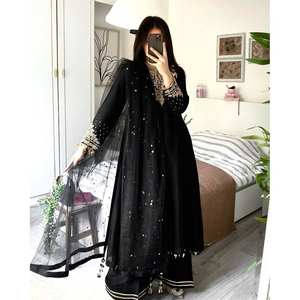 Ensemble haut et bas de créateur avec dupatta pour les occasions spéciales, taille XL - Product Image 3