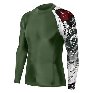 เสื้อรัดรูปแขนยาวสีแดง STAR SPEED สำหรับผู้ใหญ่ แบบยูนิเซ็กซ์ แห้งเร็ว ผลิตจากผ้าสแปนเด็กซ์/โพลีเอสเตอร์ ไร้ตะเข็บ - Product Image 5